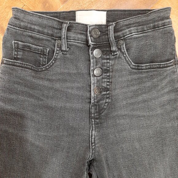 Everlane high rise button fly black skinny jeans - Picture 11 of 11